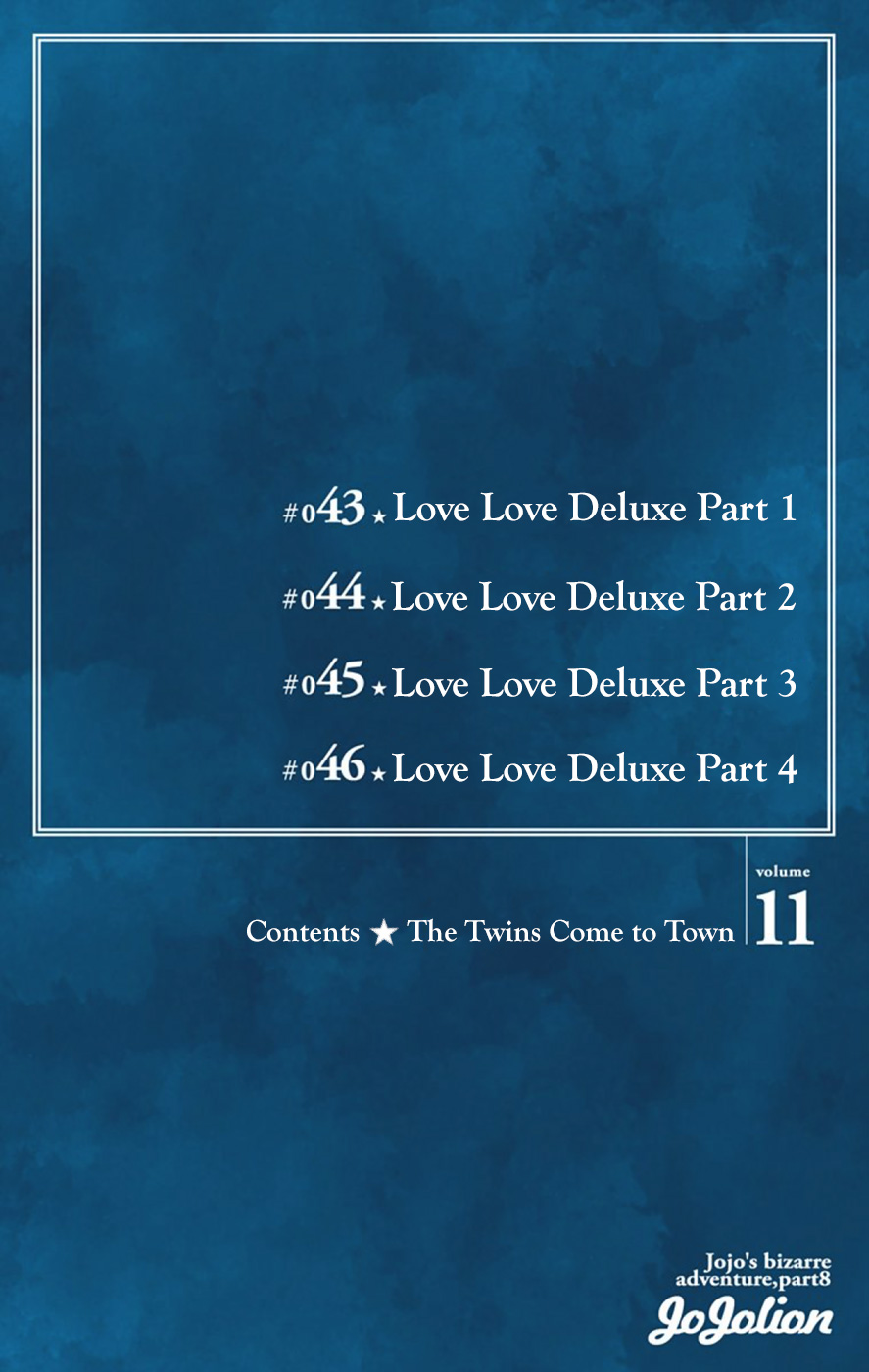 JoJo's Bizarre Adventure Part 8 JoJolion (Official Colored) Vol. 11 Ch. 43 Love Love Deluxe Part 1