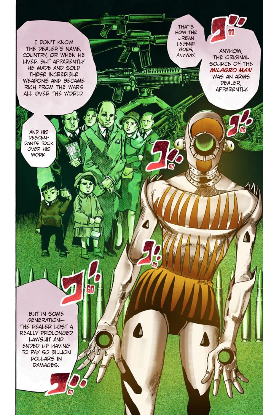 JoJo's Bizarre Adventure Part 8 JoJolion (Official Colored) Vol. 14 Ch. 57 Milagro Man Part 2
