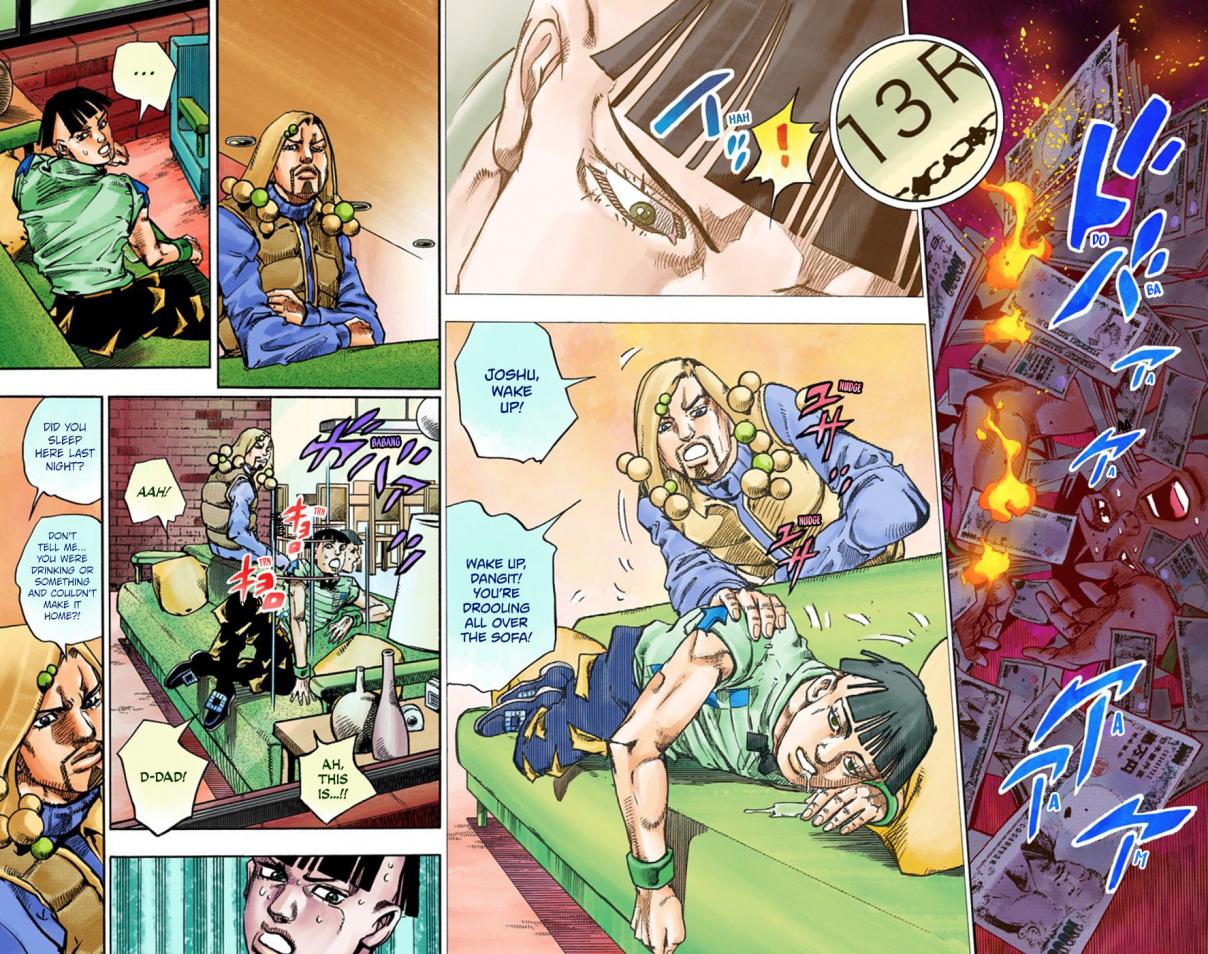 JoJo's Bizarre Adventure Part 8 JoJolion (Official Colored) Vol. 14 Ch. 57 Milagro Man Part 2