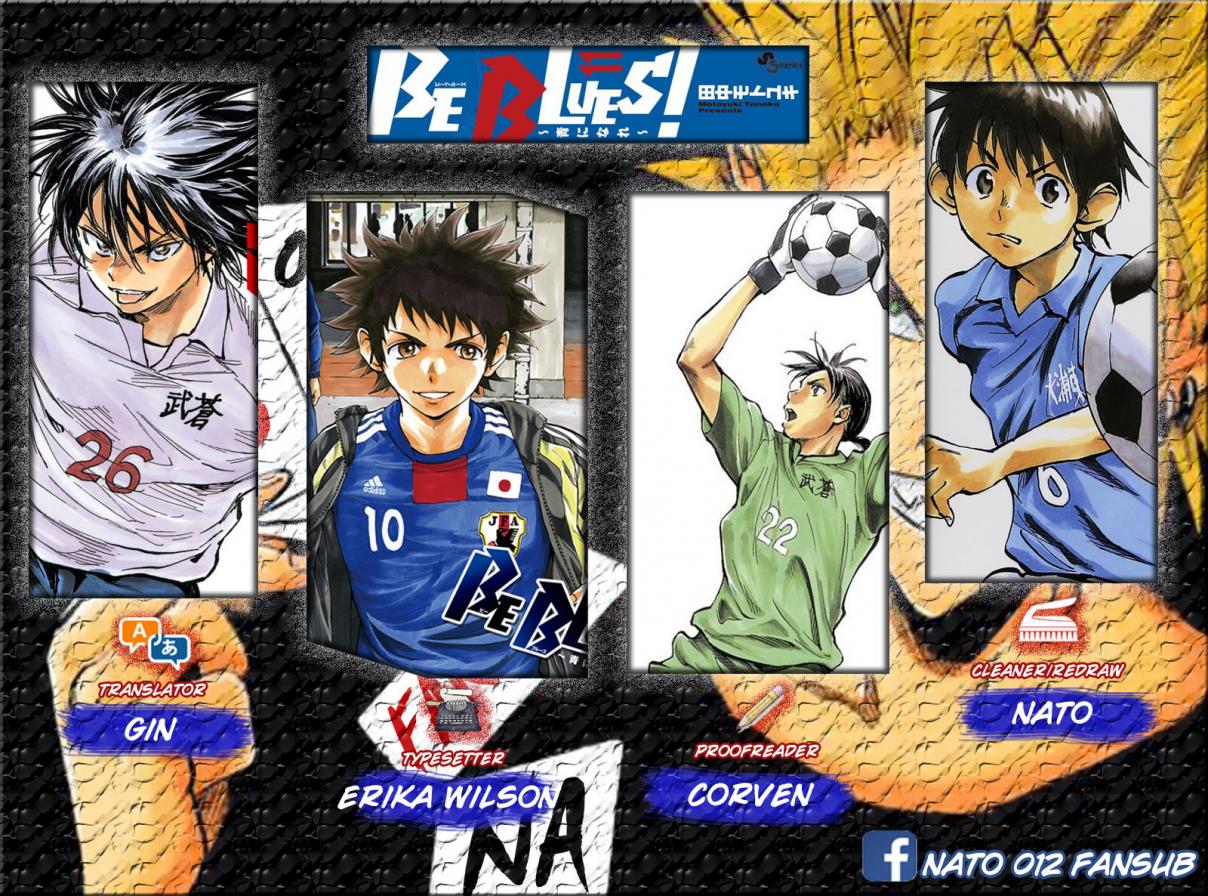 BE BLUES ~Ao ni nare~ Vol. 9 Ch. 85 The football i'm aiming for