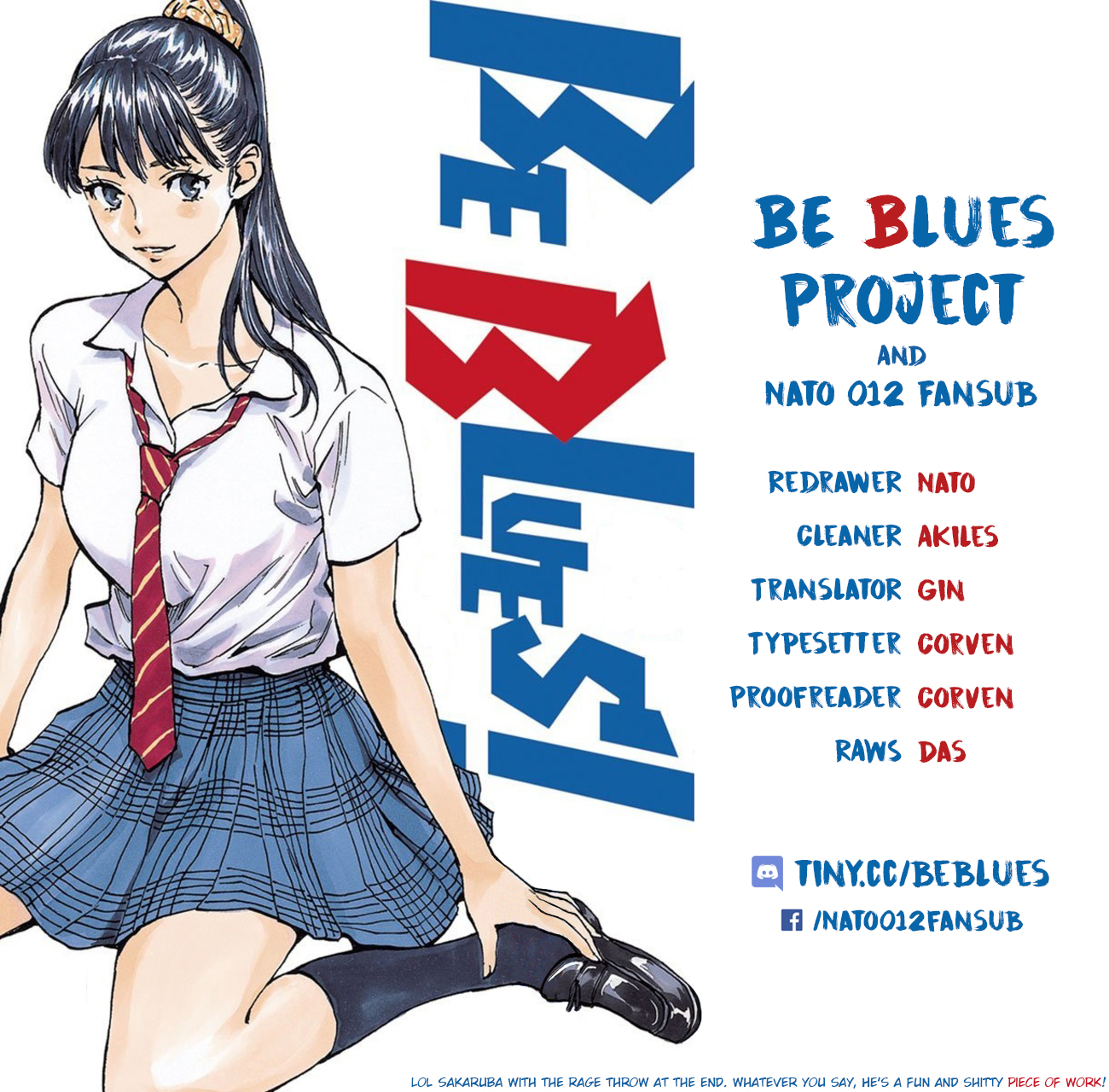 BE BLUES ~Ao ni nare~ Vol. 22 Ch. 213 I'll Crush You!