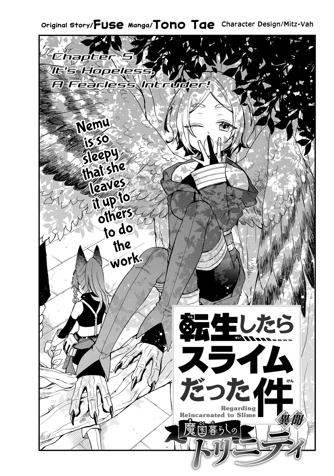 Tensei shitara Slime datta Ken Ibun: Makuni Kurashi no Trinity vol.1 ch.5