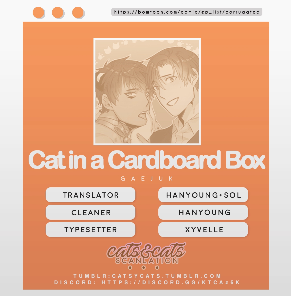 Cat in a Cardboard Box Ch. 10