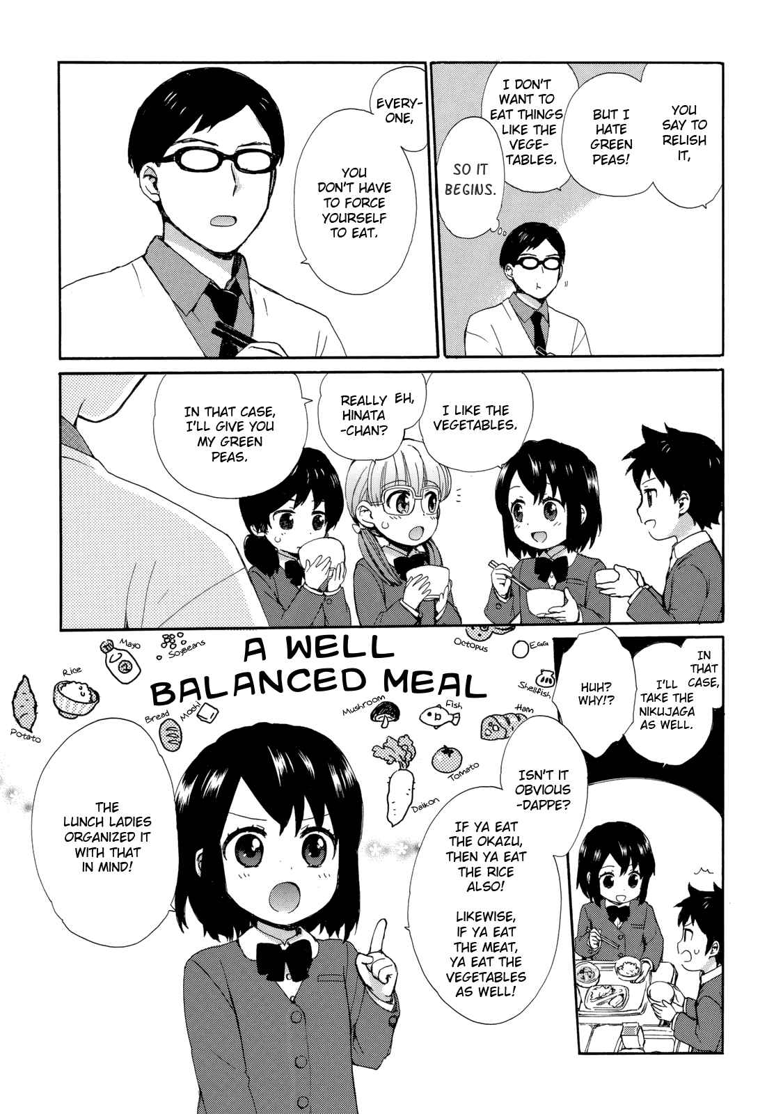 Roujoteki Shoujo Hinata chan Vol. 3 Ch. 20 The School Lunch like Pickiness