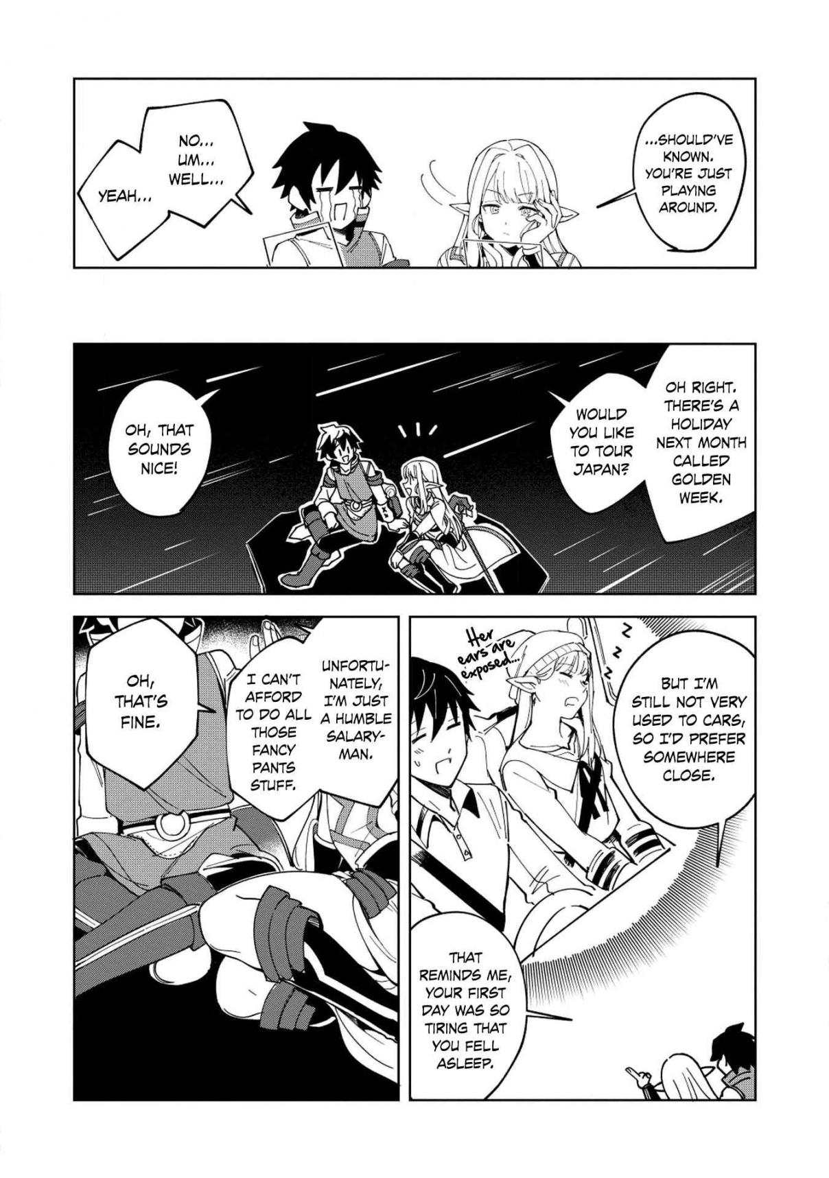 Welcome to Japan, Elf san! Ch. 7 The Magic Stone's Light