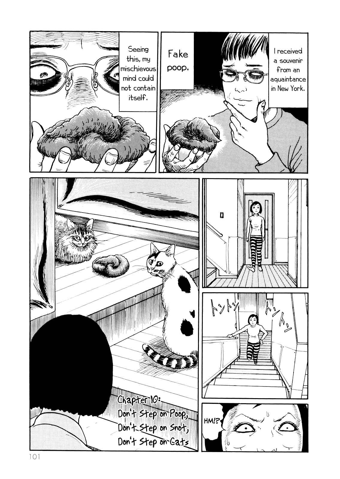 Junji Ito’s Cat Diary: Yon & Mu Vol. 1 Ch. 10 Don't Step on Poop, Don't Step on Snot, Don't Step on Cats