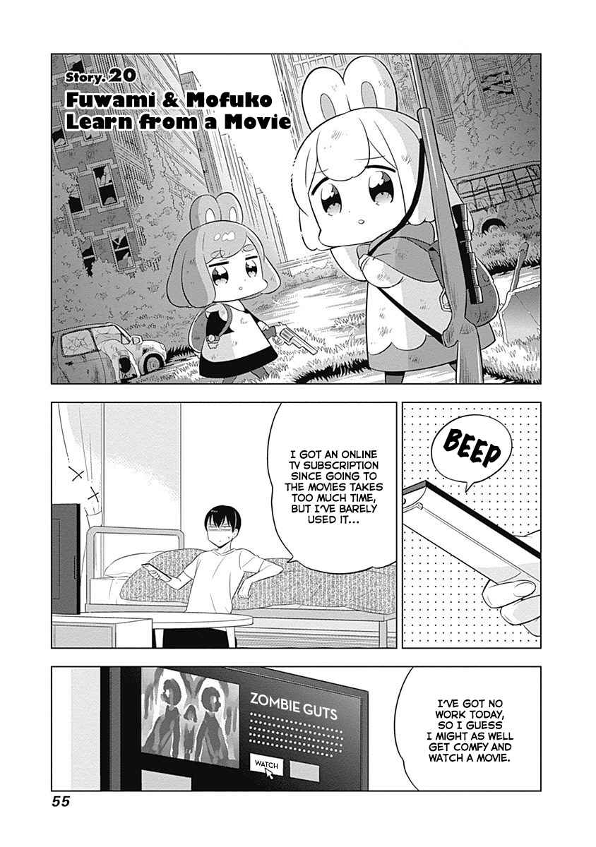 Usagi moku Shachiku ka Vol. 2 Ch. 20 Fuwami & Mofuko Learn from a Movie
