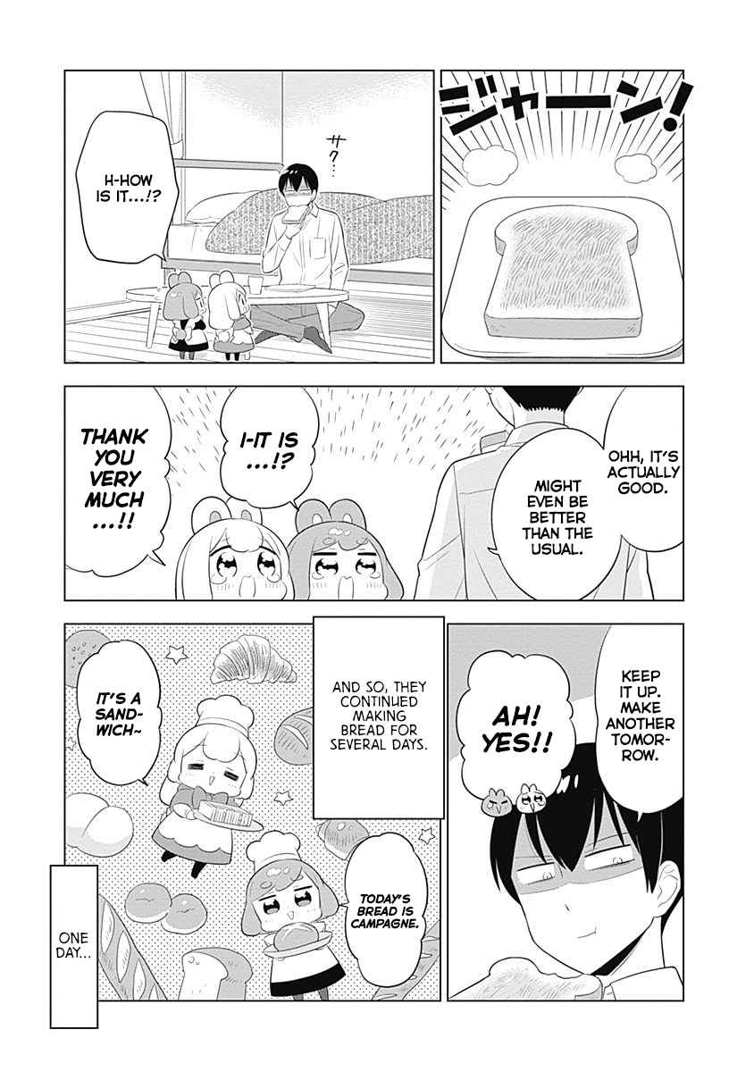 Usagi moku Shachiku ka Vol. 4 Ch. 44 Fuwami & Mofuko Confront Bread
