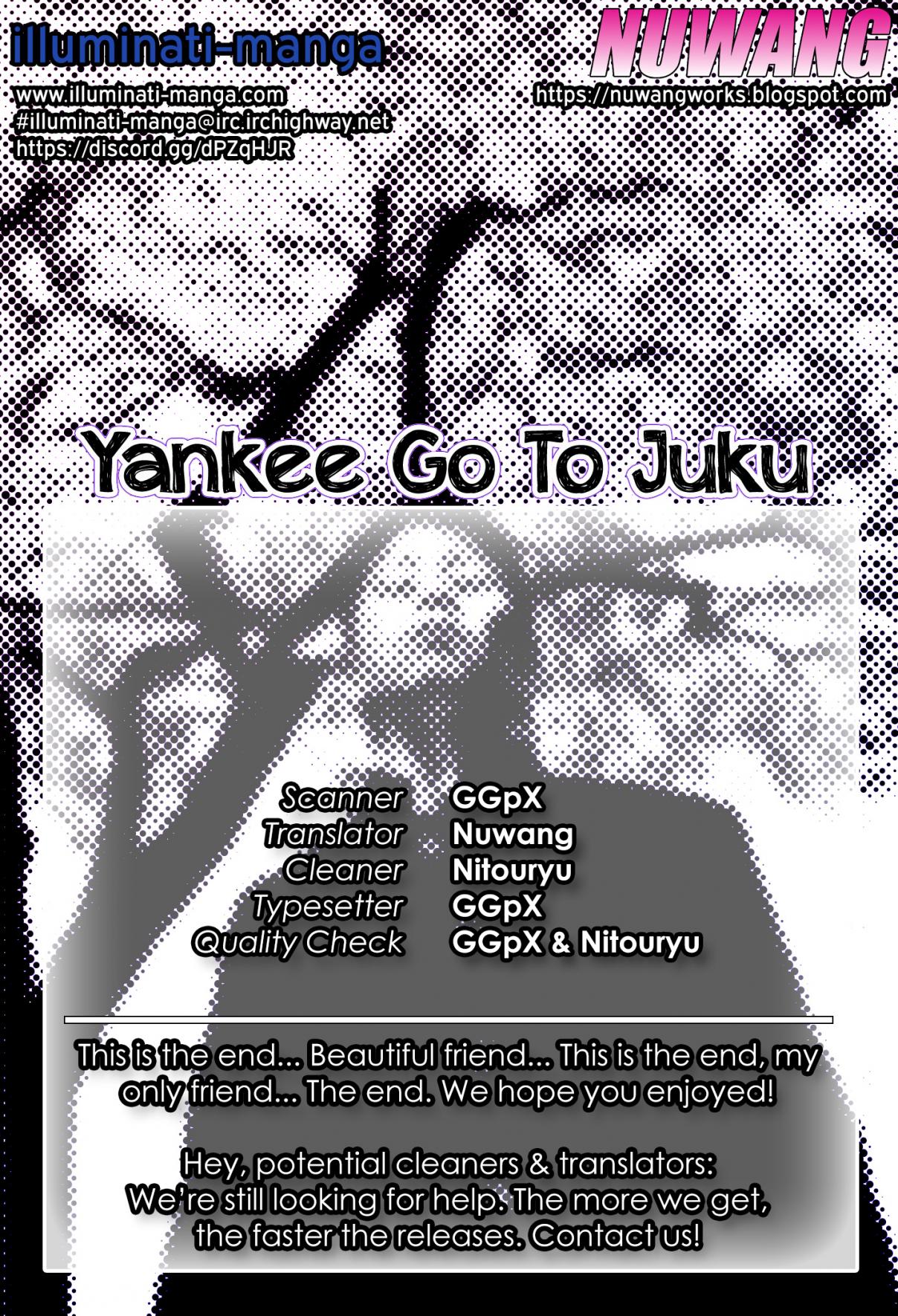 Yankee Juku e Iku Vol. 4 Ch. 35 If You Want To, Then Do It (End)