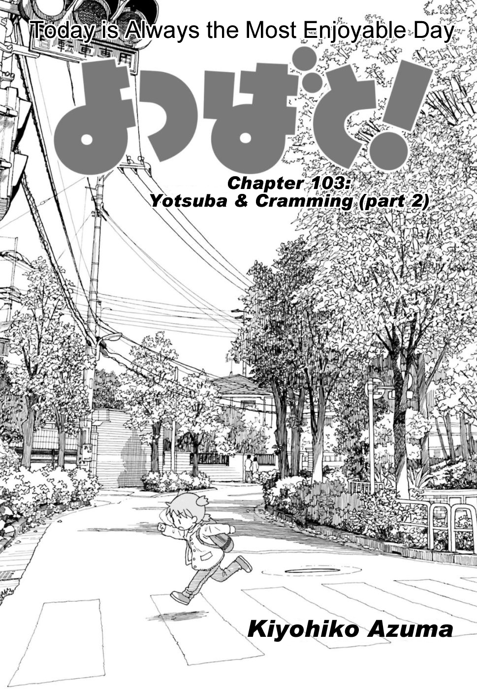 Yotsuba to! Ch. 103 Yotsuba & Cramming (part 2)