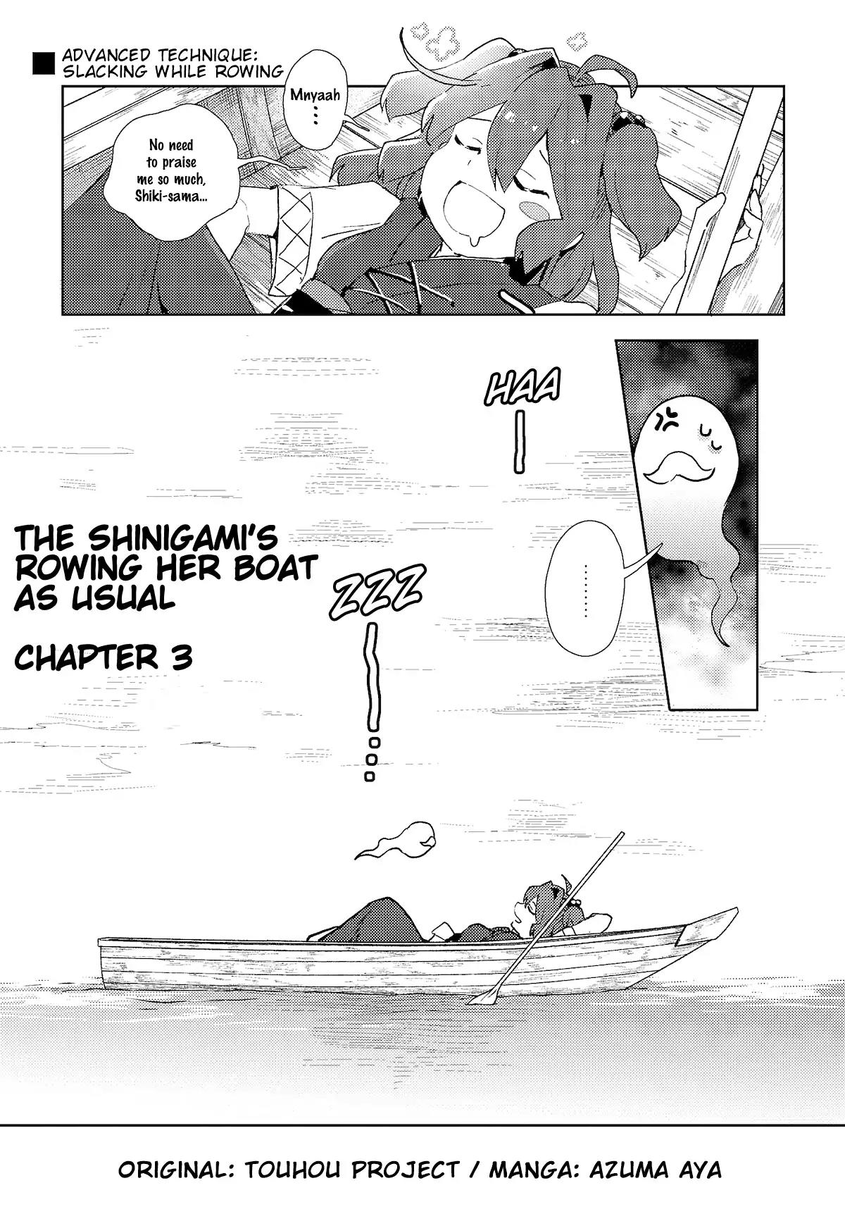 The Shinigami's Rowing Her Boat as Usual Chapter 3