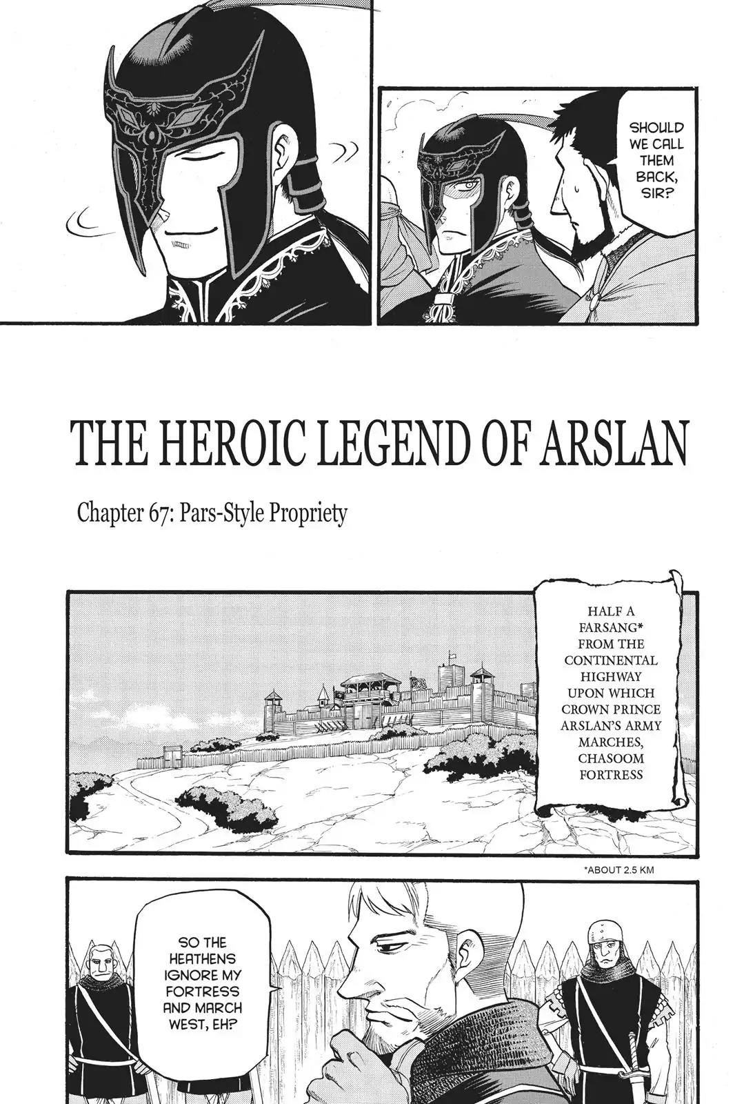 Arslan Senki (ARAKAWA Hiromu) Chapter 67: