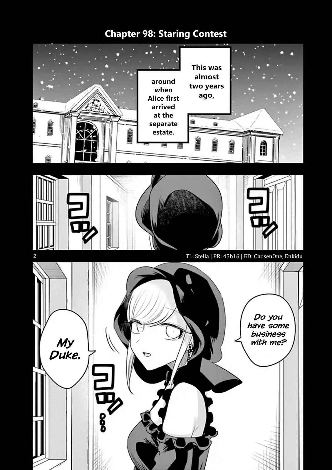 The Duke of Death and His Black Maid Vol. 7 Ch. 98 Staring Contest