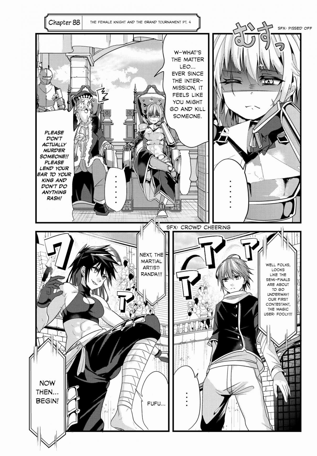 A Story About Treating a Female Knight, Who Has Never Been Treated as a Woman, as a Woman Ch. 88 The Female Knight and the Grand Tournament Pt.4