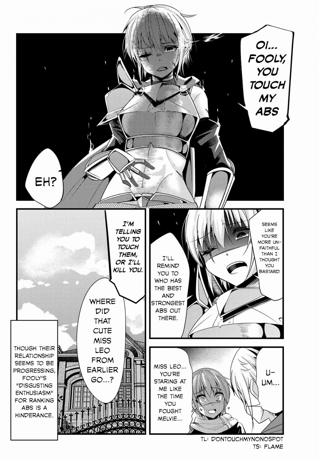 A Story About Treating a Female Knight, Who Has Never Been Treated as a Woman, as a Woman Ch. 95 The Female Knight and Ranking Abs