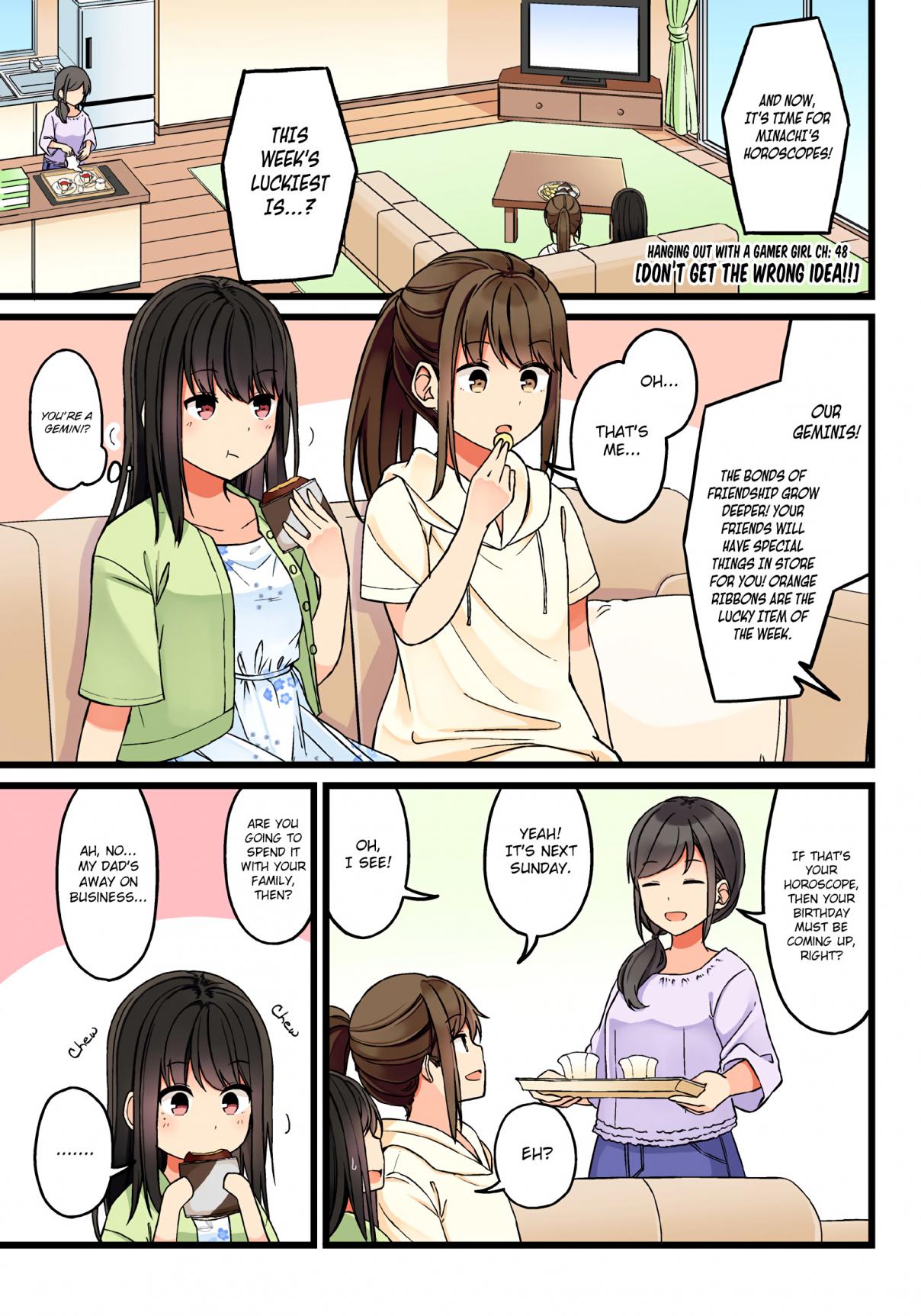 Hanging Out with a Gamer Girl Ch. 48 Don't Get The Wrong Idea!!