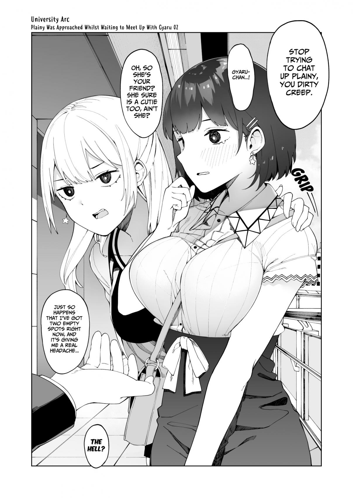 Plainy and Gyaru Ch. 4 Plainy Was Approached Whilst Waiting to Meet Up with Gyaru (Part 2)