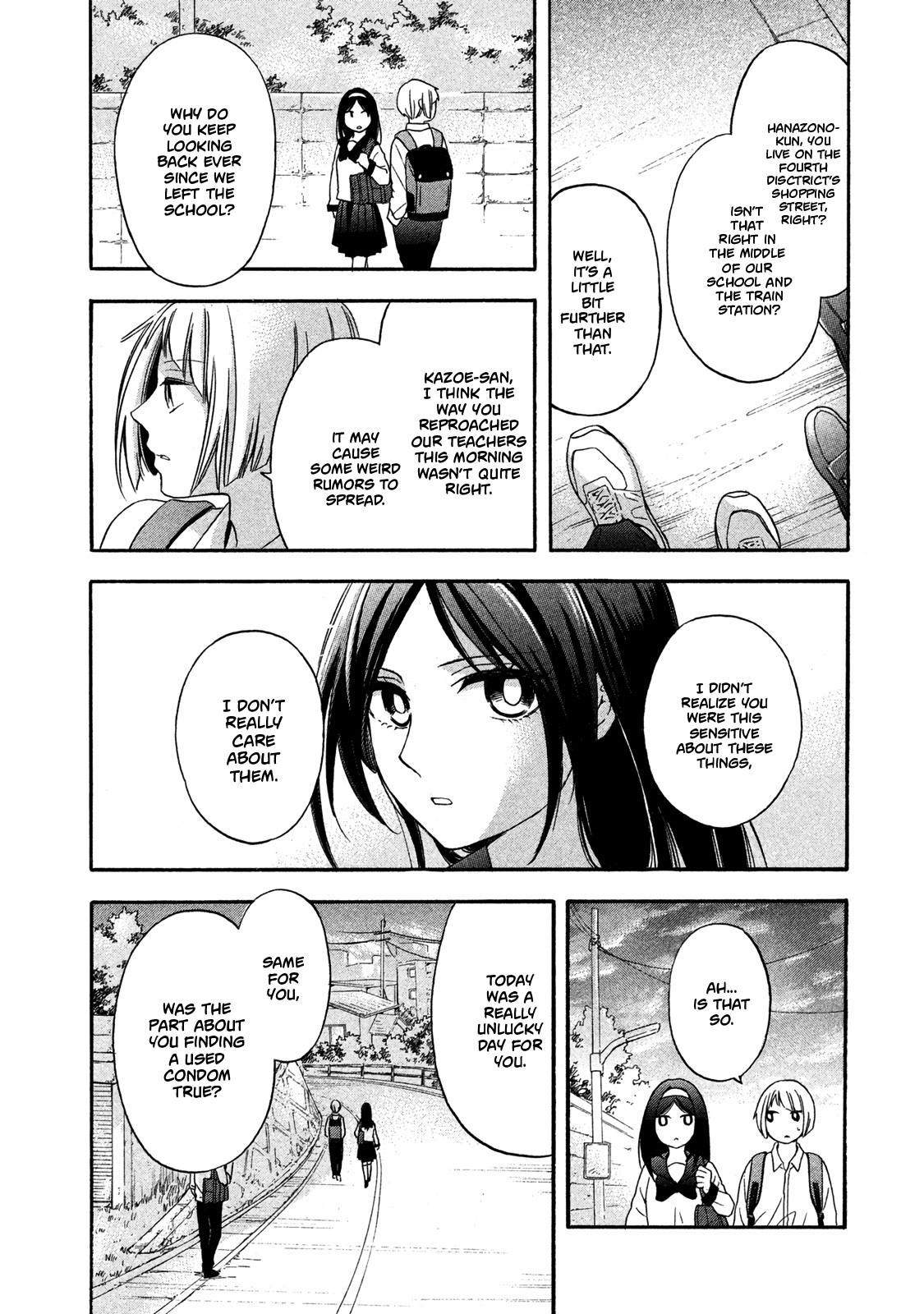 Hanazono and Kazoe's Bizarre After School Rendezvous Vol. 1 Ch. 8 Inexplicable Wordings