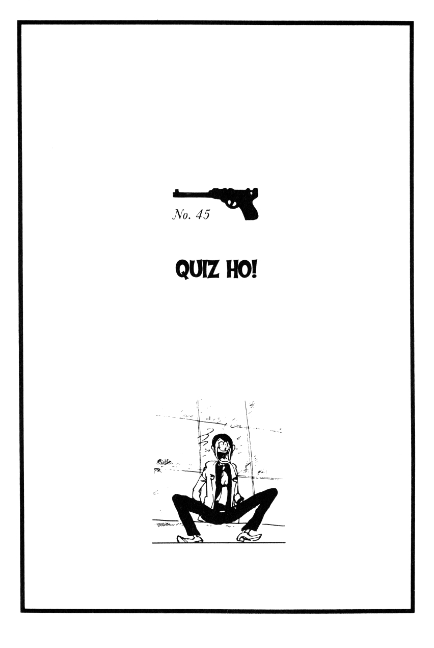 Shin Lupin III Vol. 5 Ch. 45 Quiz Ho!