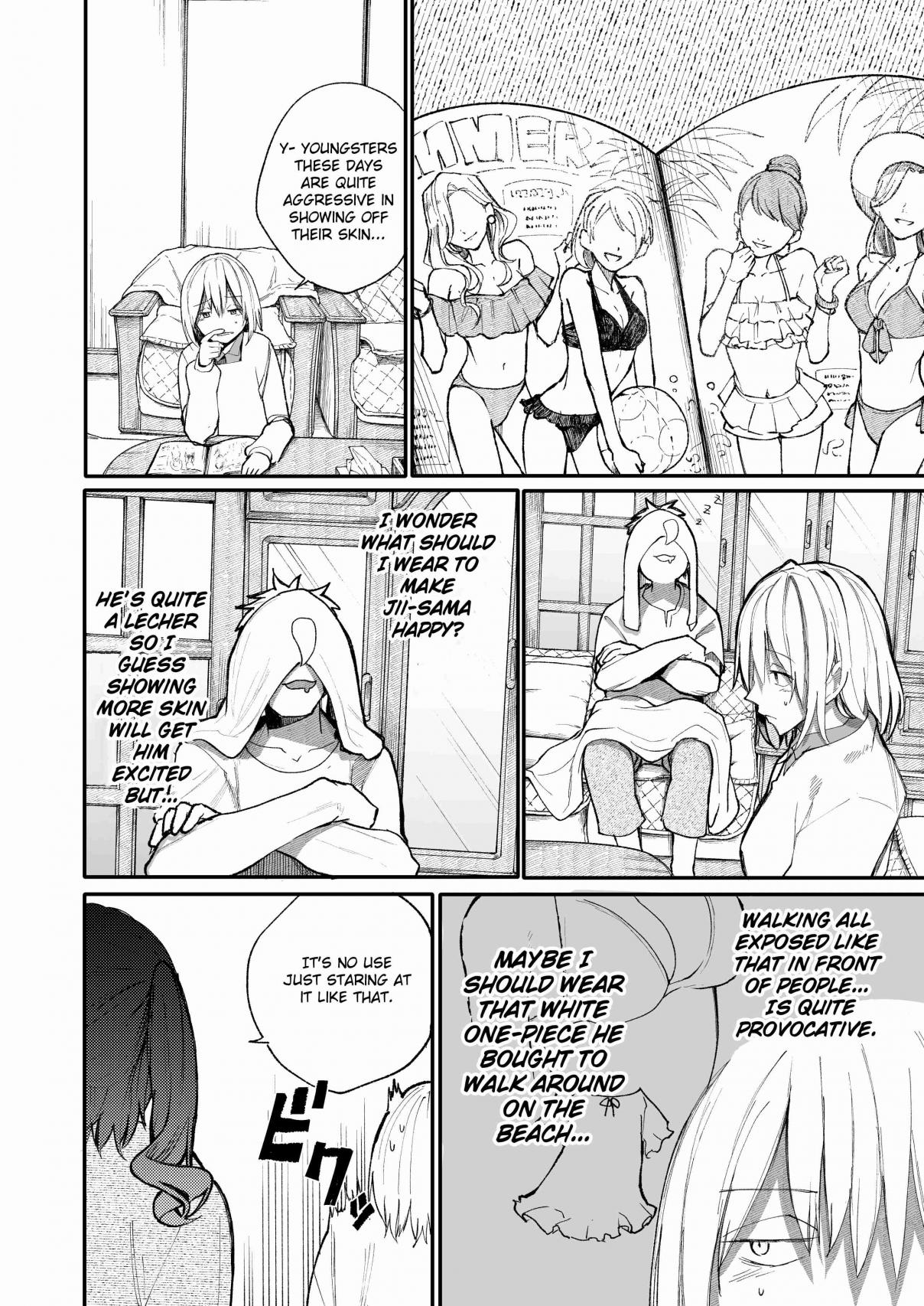 A Story About a Grandpa and Grandma Who Returned Back to Their Youth Ch. 27 Swimsuit Picking