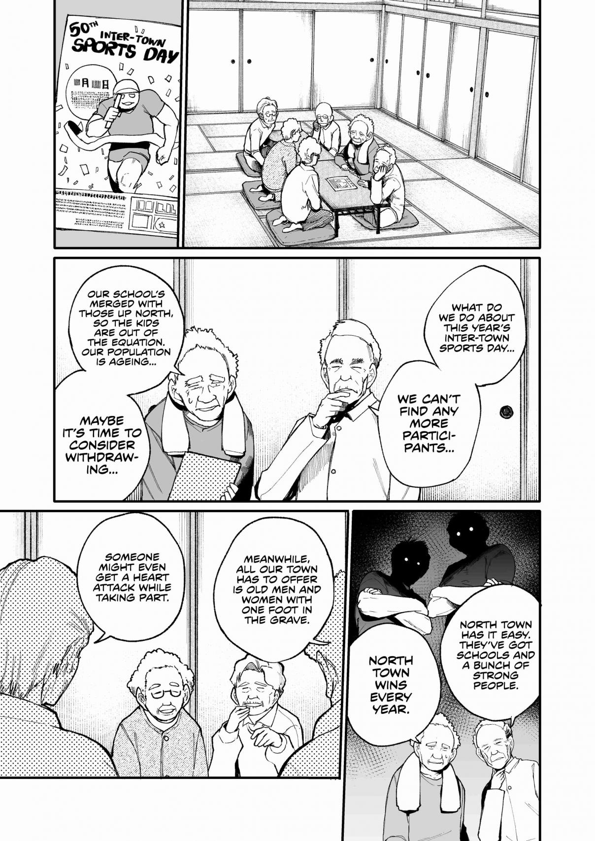 A Story About a Grandpa and Grandma Who Returned Back to Their Youth Ch. 33 Sports Day