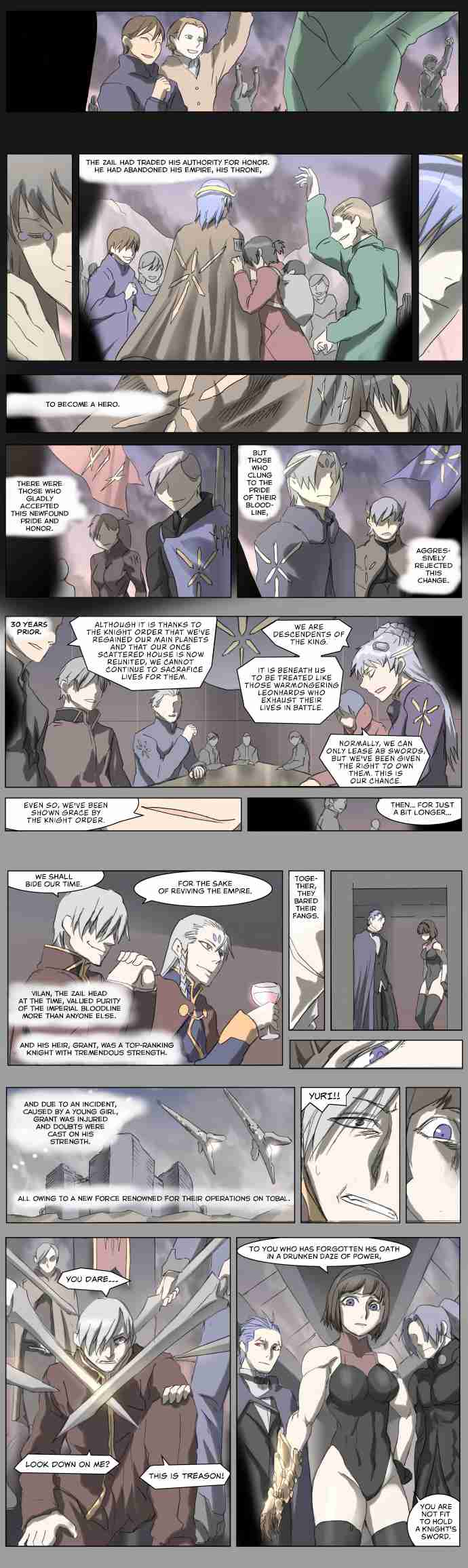 Knight Run Vol. 4 Ch. 199 Knight Fall Part 3 | The Houses of Leonhard and Zail