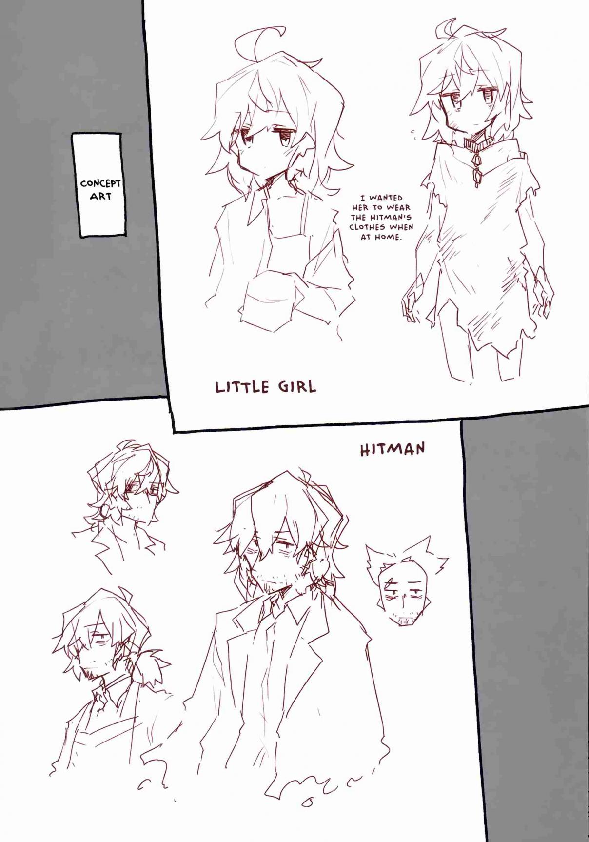 The Terrifying Hitman and The Little Girl He Took in Vol. 1 Ch. 10.6 Extra and Afterword