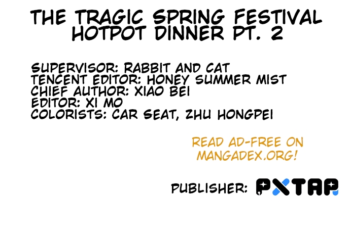 My Girlfriend Is a Villain Ch. 44.2 The Tragic Spring Festival Hotpot Dinner (Part Two)