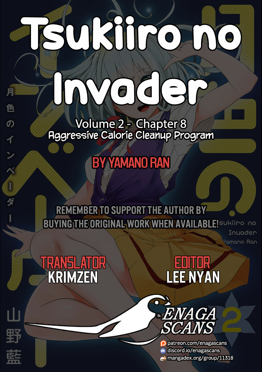 Tsukiiro no Invader Vol. 2 Ch. 8 Aggressive Calorie Cleanup Program