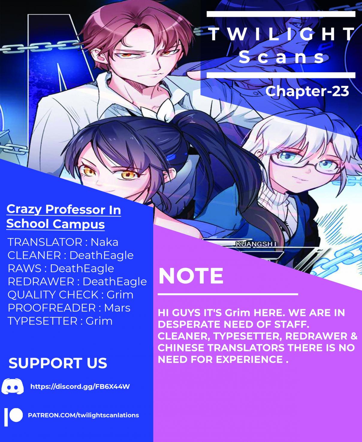Crazy Professor system Ch. 23