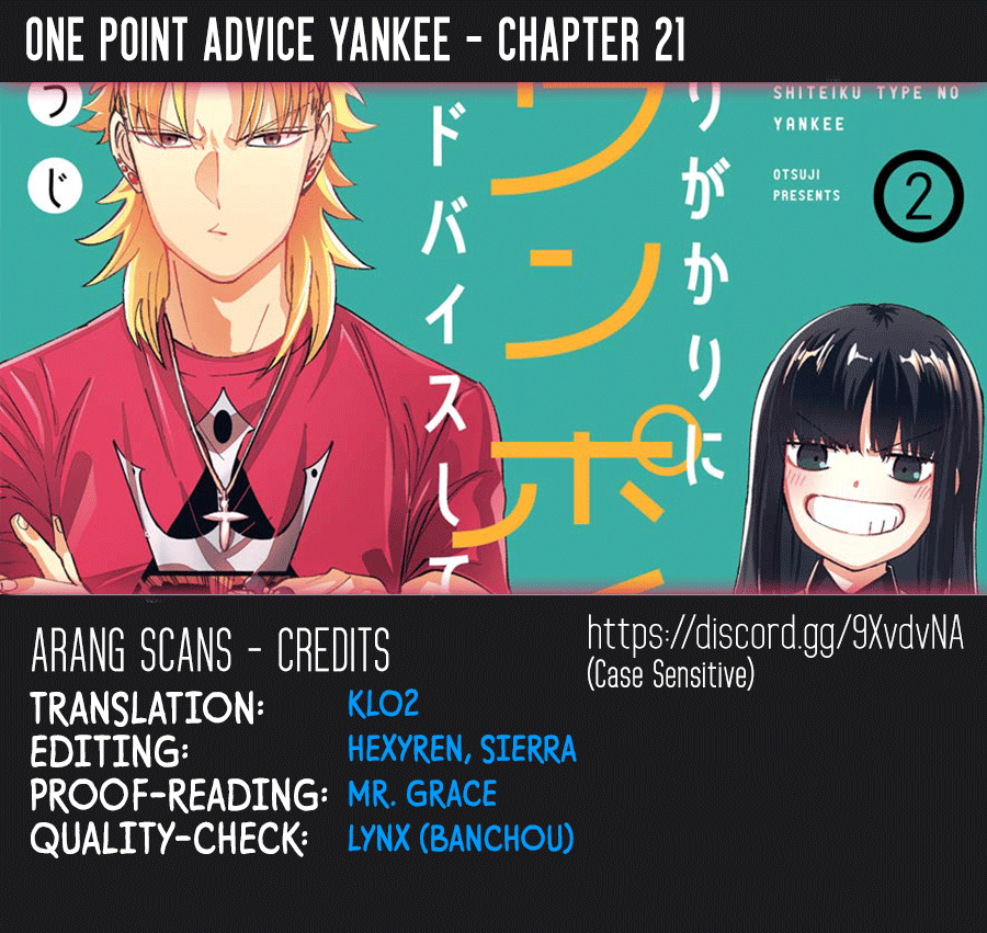 Toorigakari Ni One Point Advice Shiteiku Type No Yankee Vol.2 Chapter 21