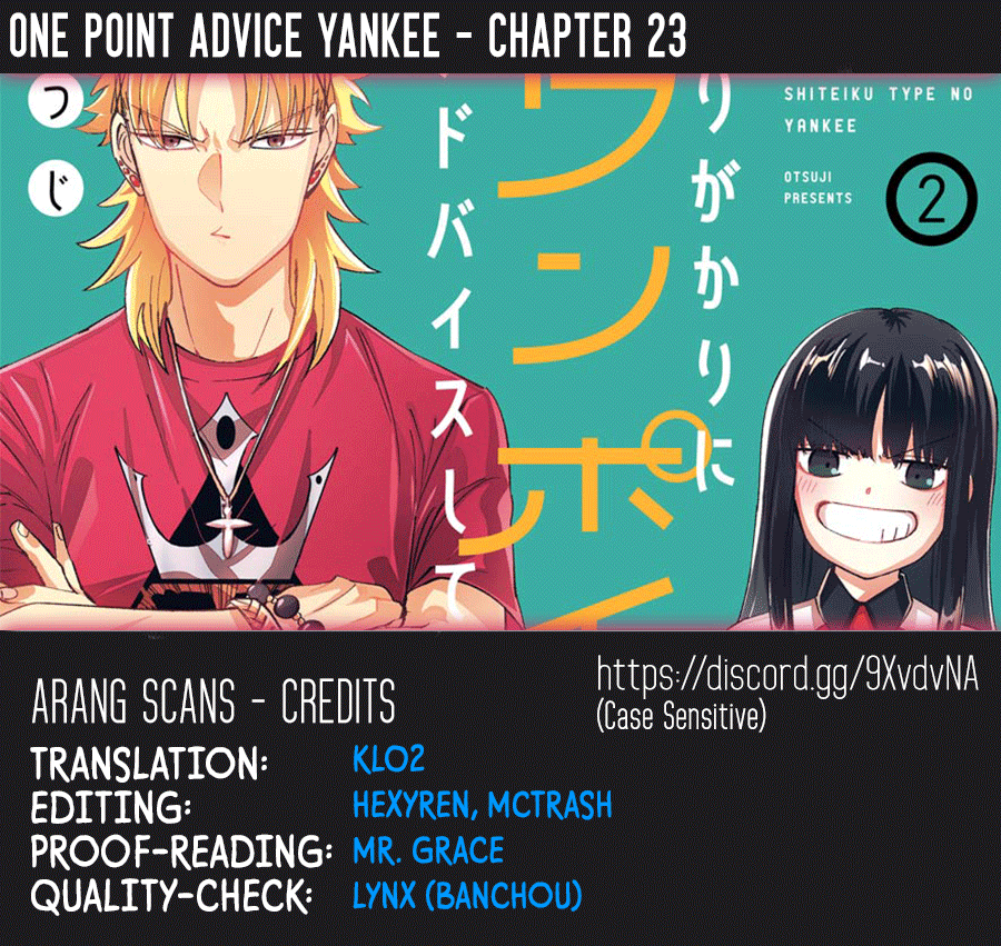 Toorigakari Ni One Point Advice Shiteiku Type No Yankee Chapter 23