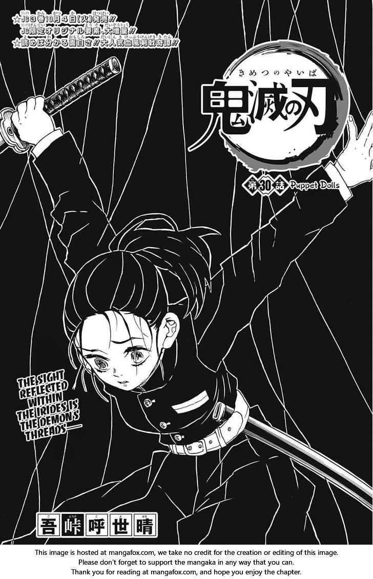 Demon Slayer: Kimetsu no Yaiba Demon Slayer Chapter 30