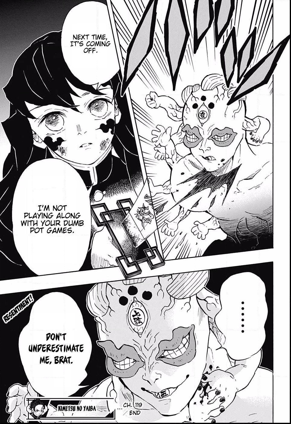 Demon Slayer: Kimetsu no Yaiba Demon Slayer Chapter 119