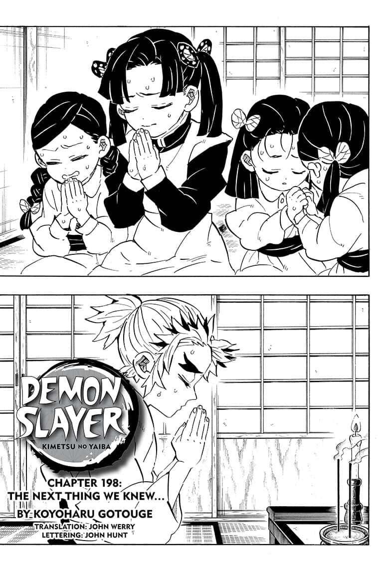Demon Slayer: Kimetsu no Yaiba Demon Slayer Chapter 198