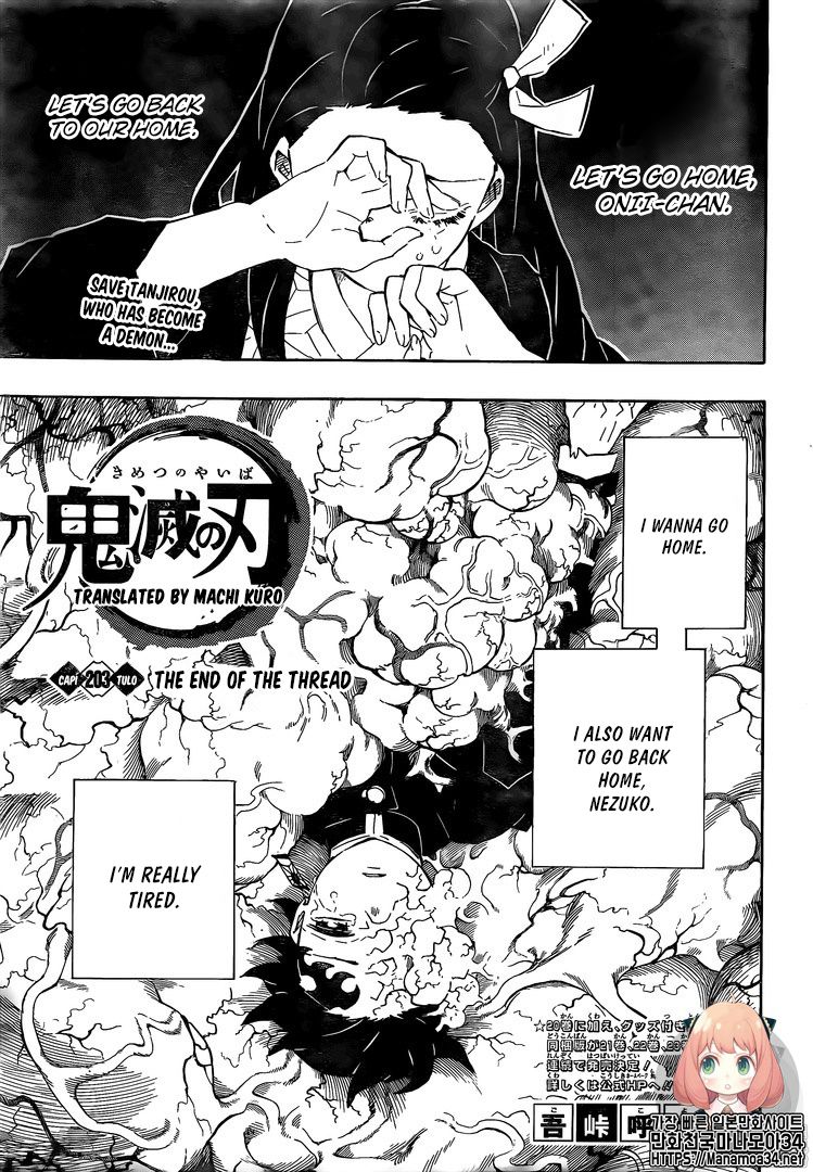 Demon Slayer: Kimetsu no Yaiba Demon Slayer Chapter 203