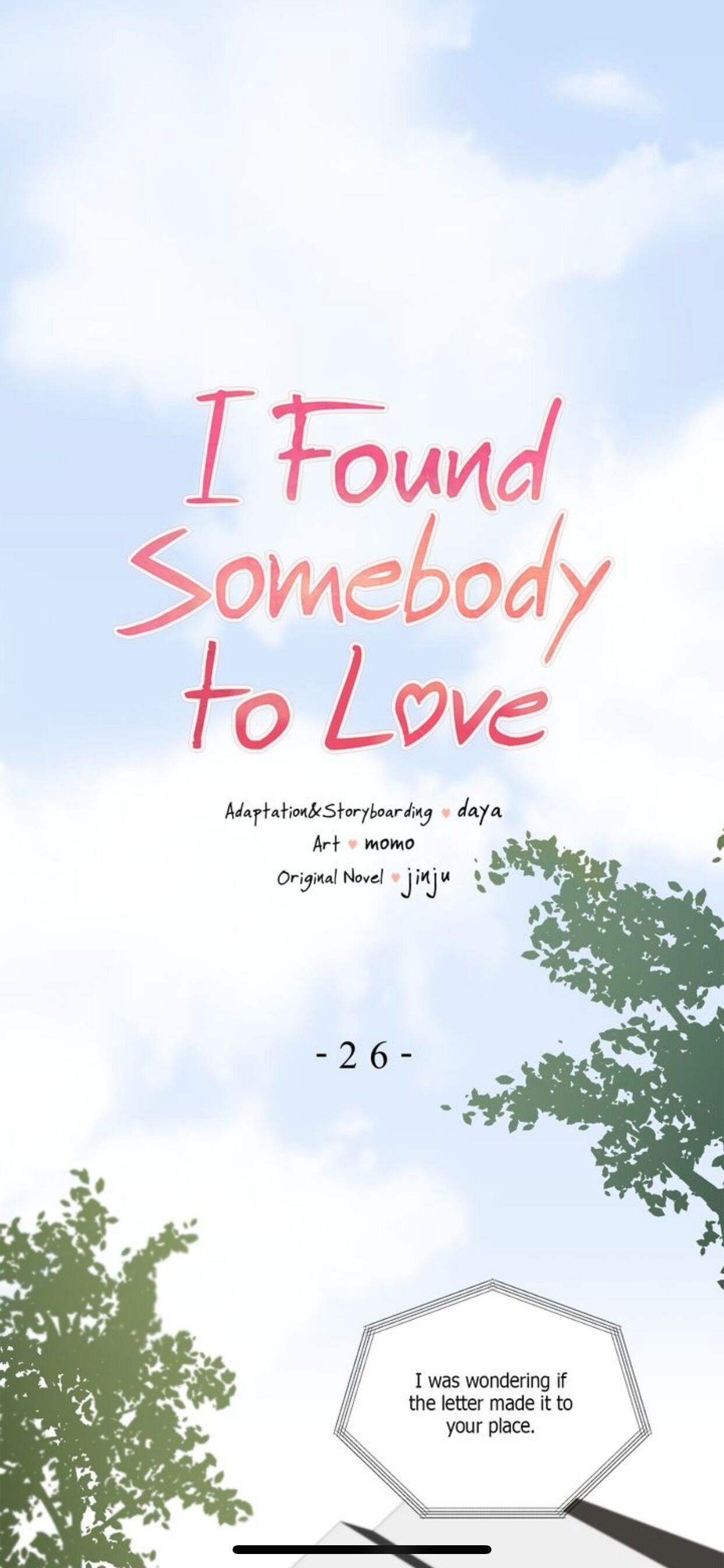 I Found Somebody To Love Chapter 26