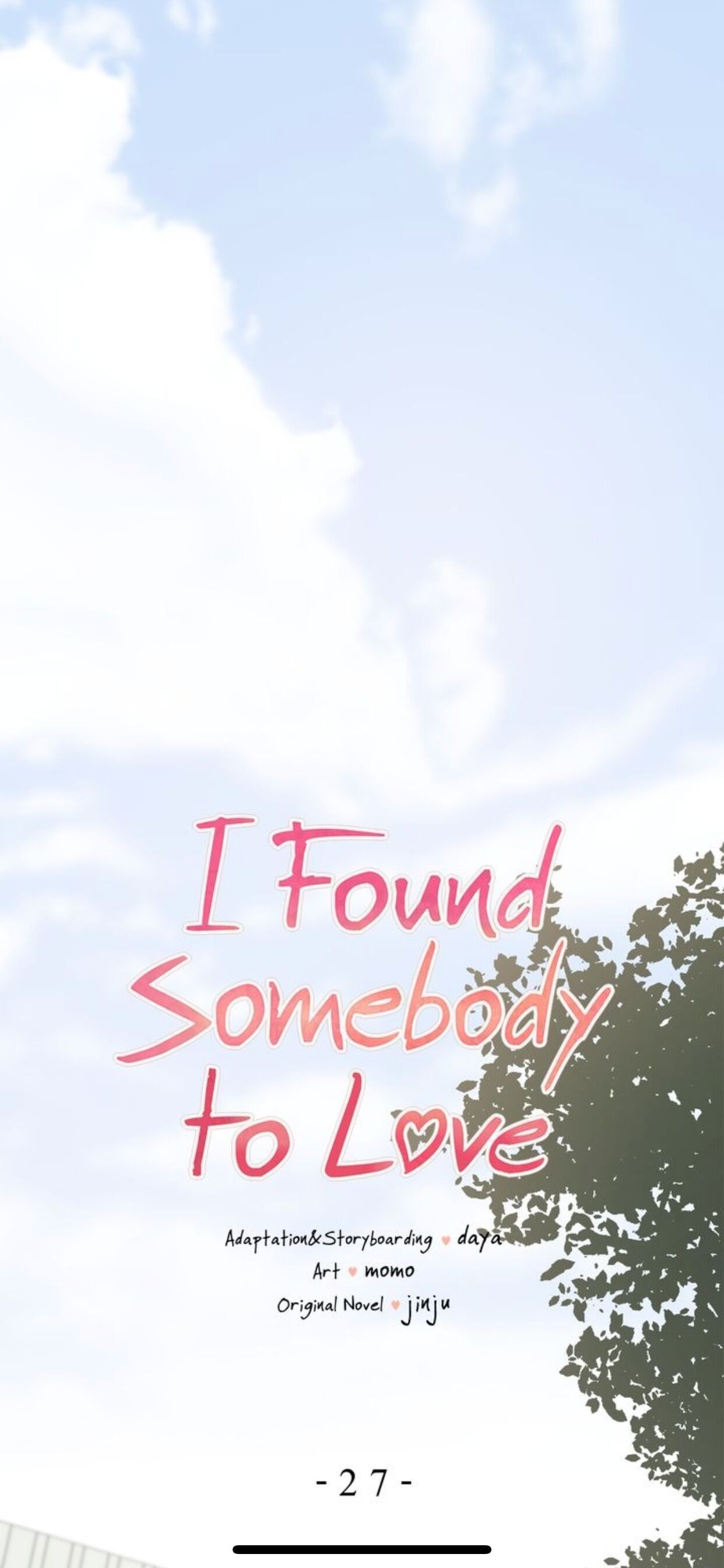 I Found Somebody To Love Chapter 27