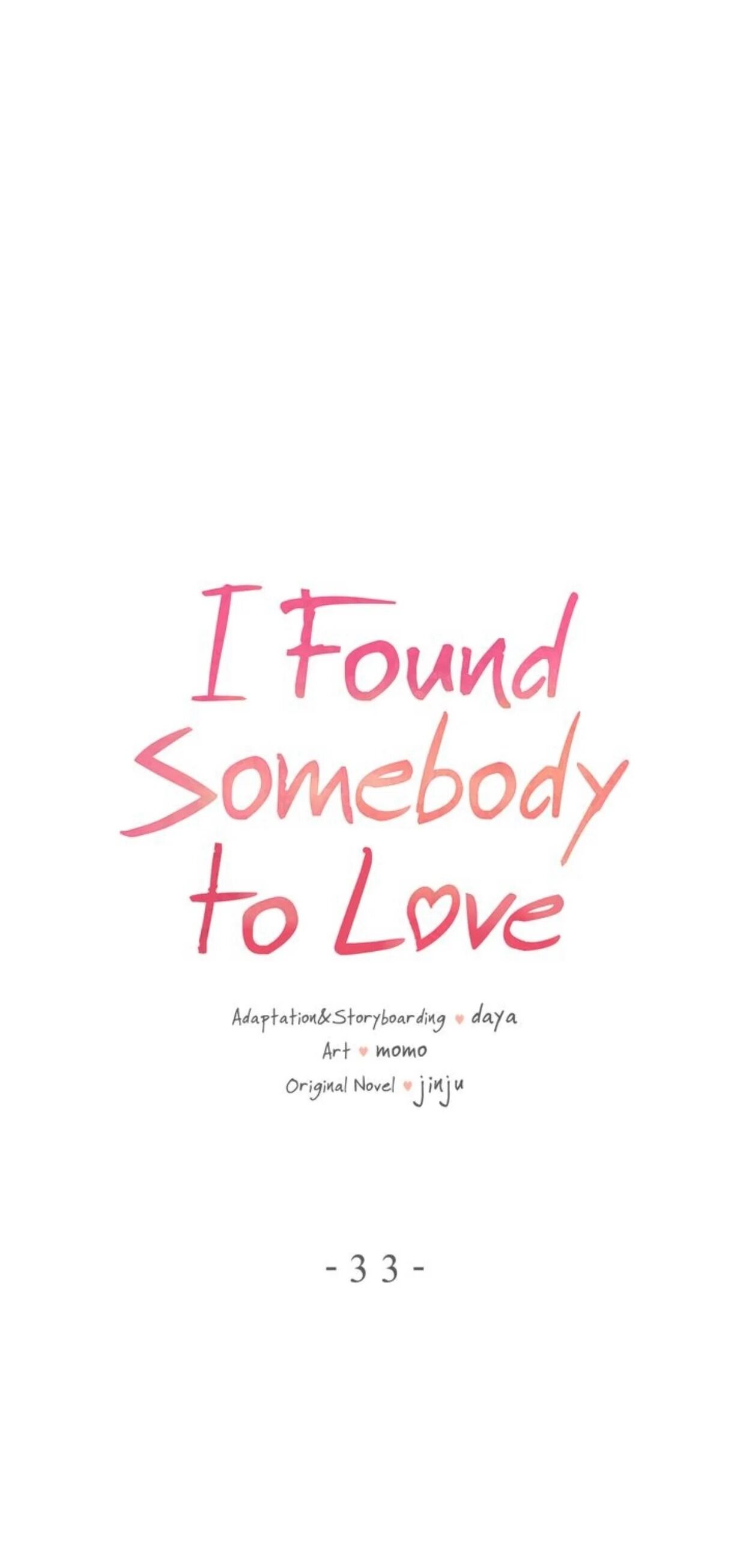 I Found Somebody To Love Chapter 33