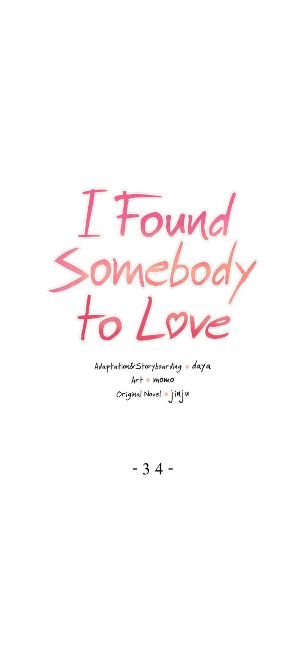 I Found Somebody To Love Chapter 34