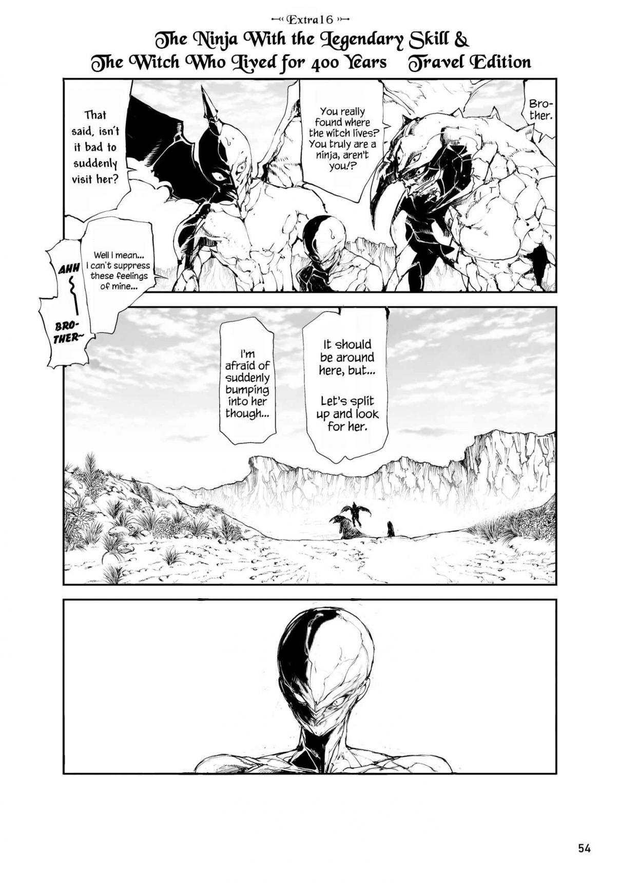 Handyman Saitou in Another World Ch. 33.5 The Ninja With the Legendary Skill & The Witch Who Lived for 400 Years Travel Edition