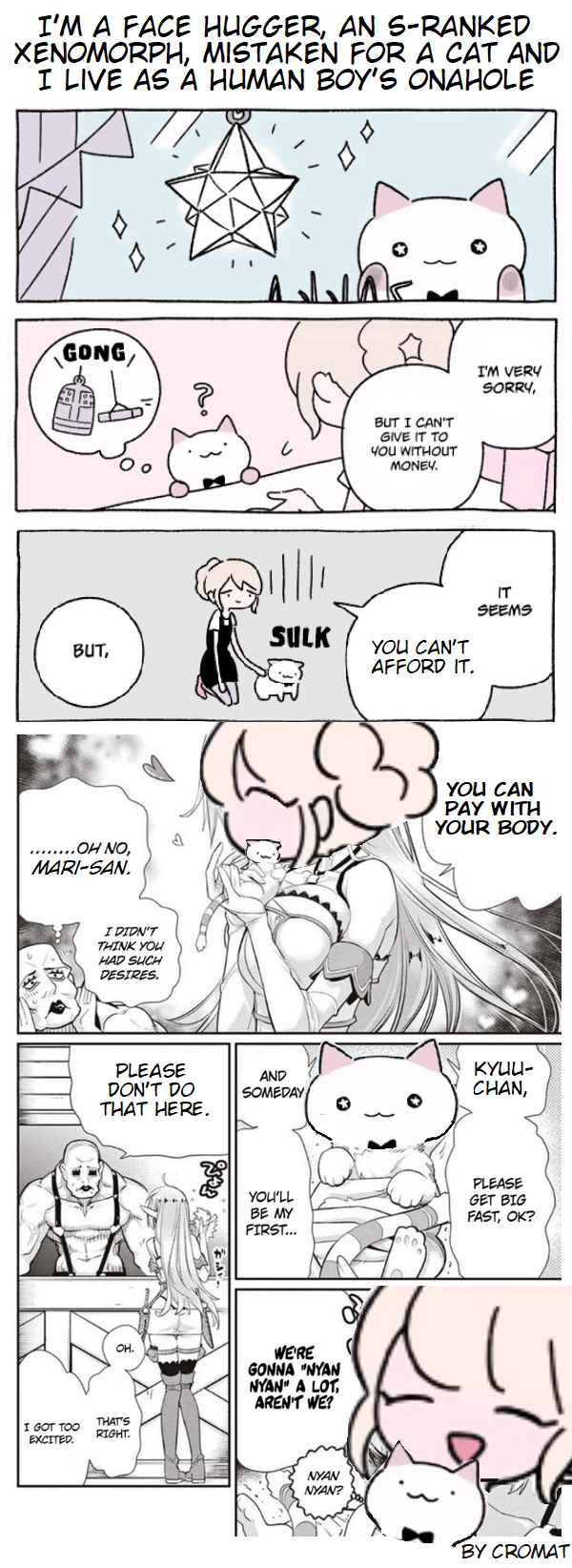 Wonder Cat Kyuu chan Hungry Cat Kyuu chan (Doujinshi) Ch. 26 I'm A Face Hugger, an S Ranked Xenomorph, Mistaken for a Cat and I live as a Human Boy's Onahole