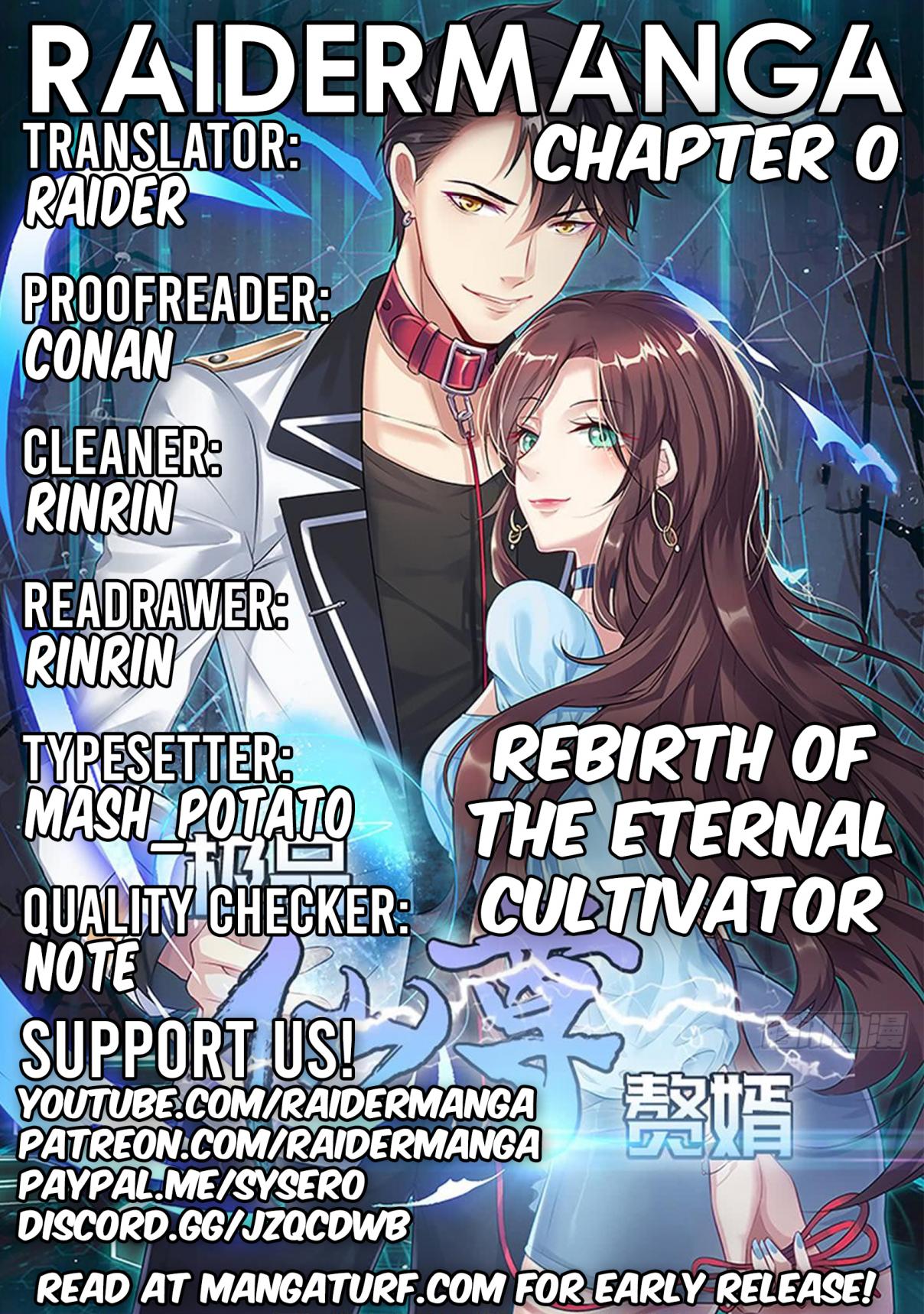 Rebirth Of The Eternal Cultivator Ch. 0 Prologue