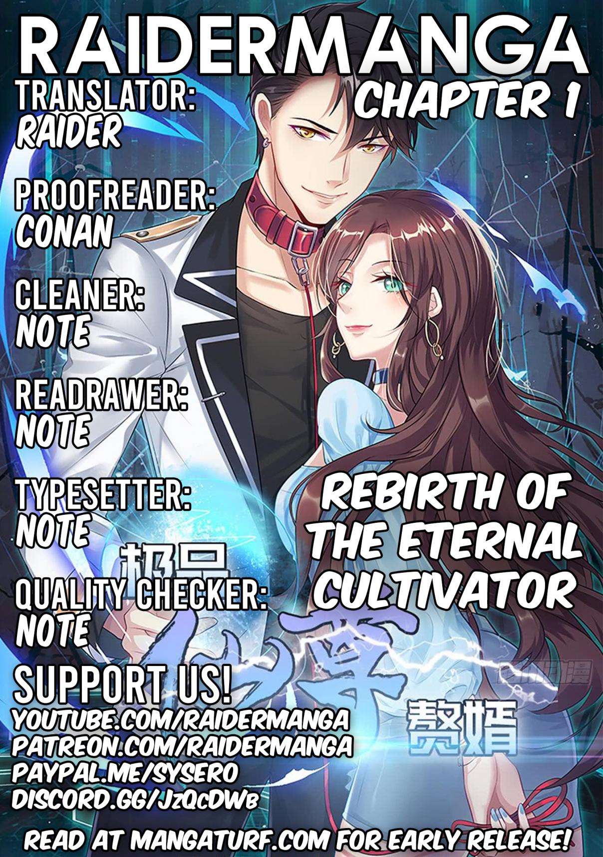 Rebirth of the Eternal Cultivator Ch. 1