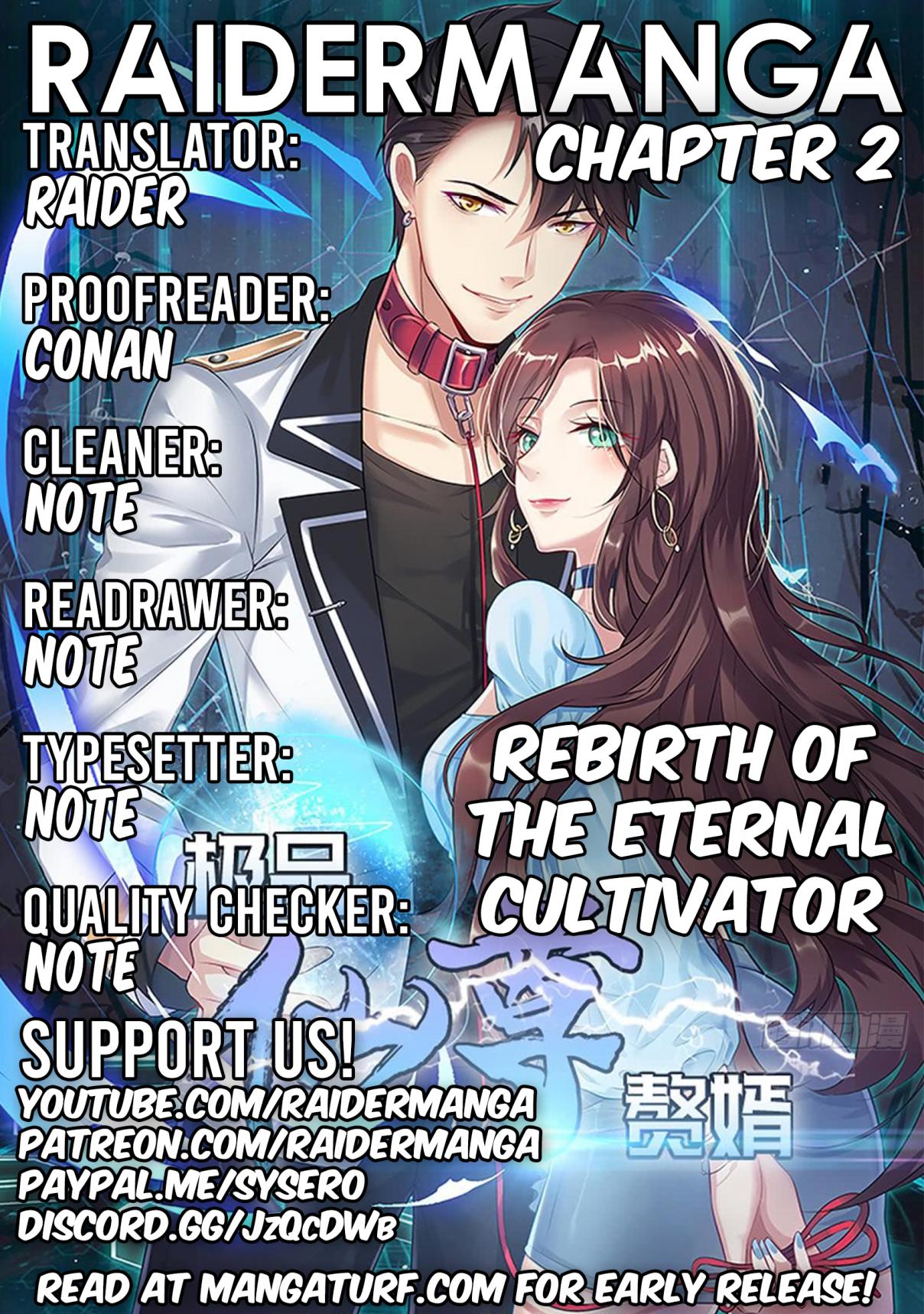 Rebirth of the Eternal Cultivator Ch. 2