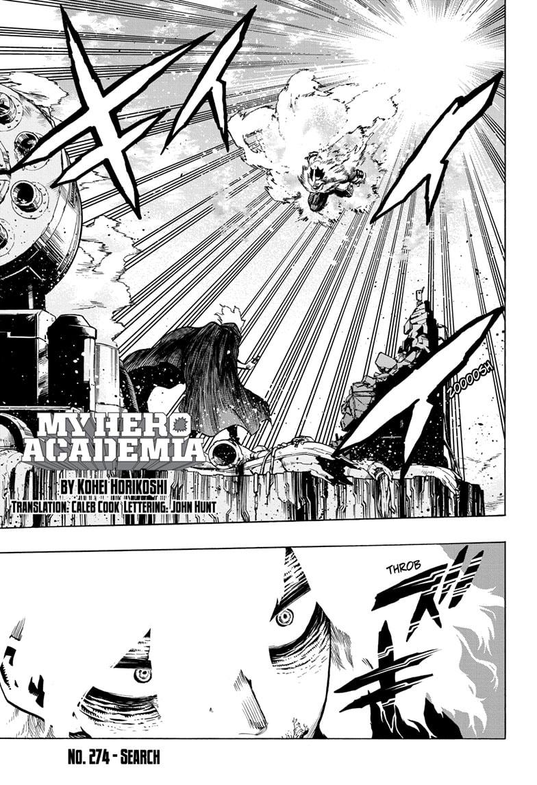 Boku No Hero Academia Chapter 274