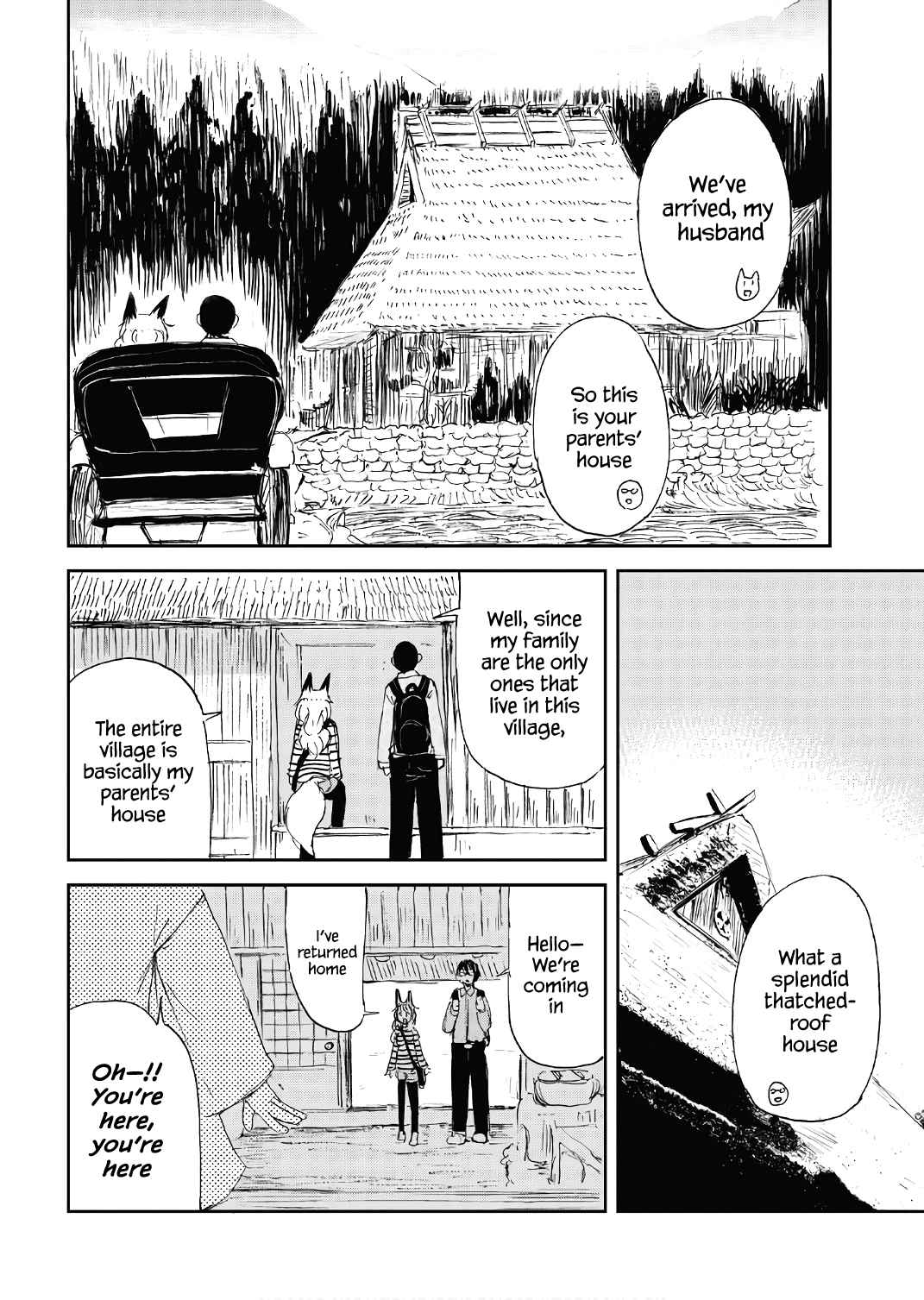 Kitsune no Oyome chan Vol. 2 Ch. 12 Going to Oyome chan's Parents' Home, Part 1