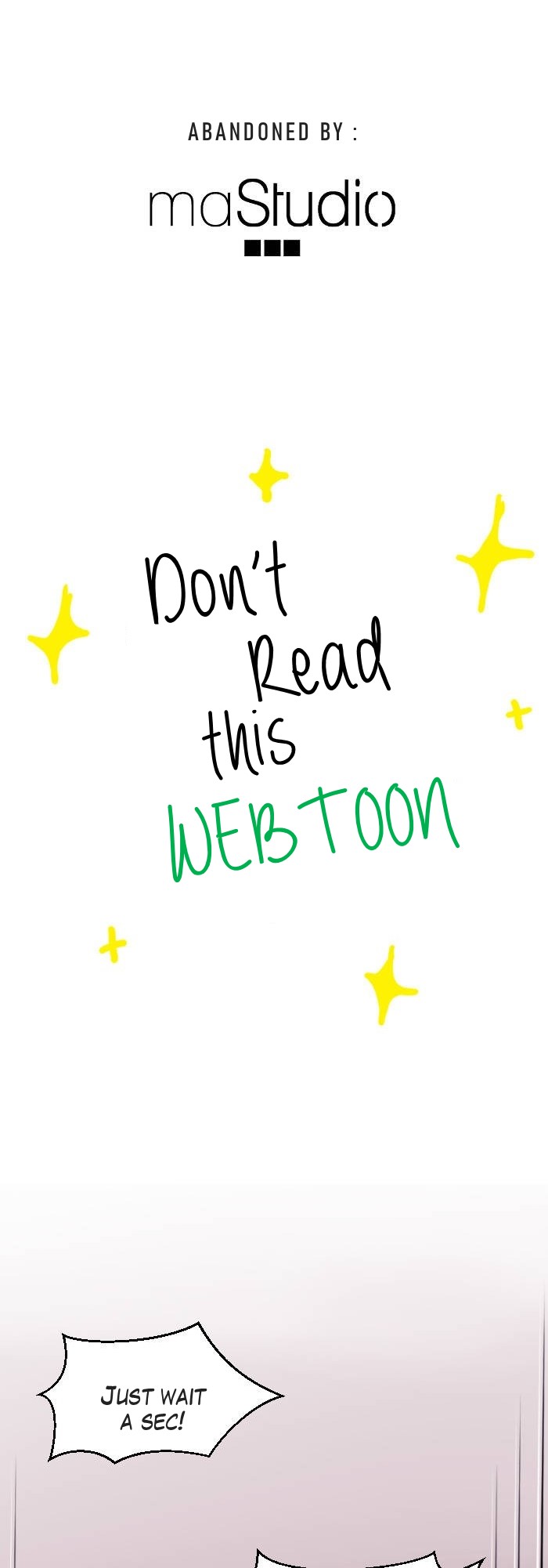 Don't Read This Webtoon Ch. 5 the heroine .....