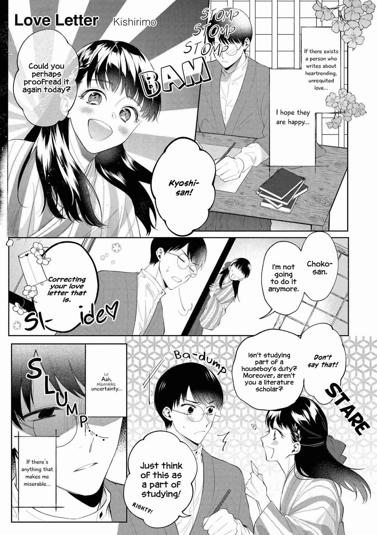 “It’s too precious and hard to read !!” 4P Short Stories Vol. 1 Ch. 10 Love Letter [by Kishirimo]