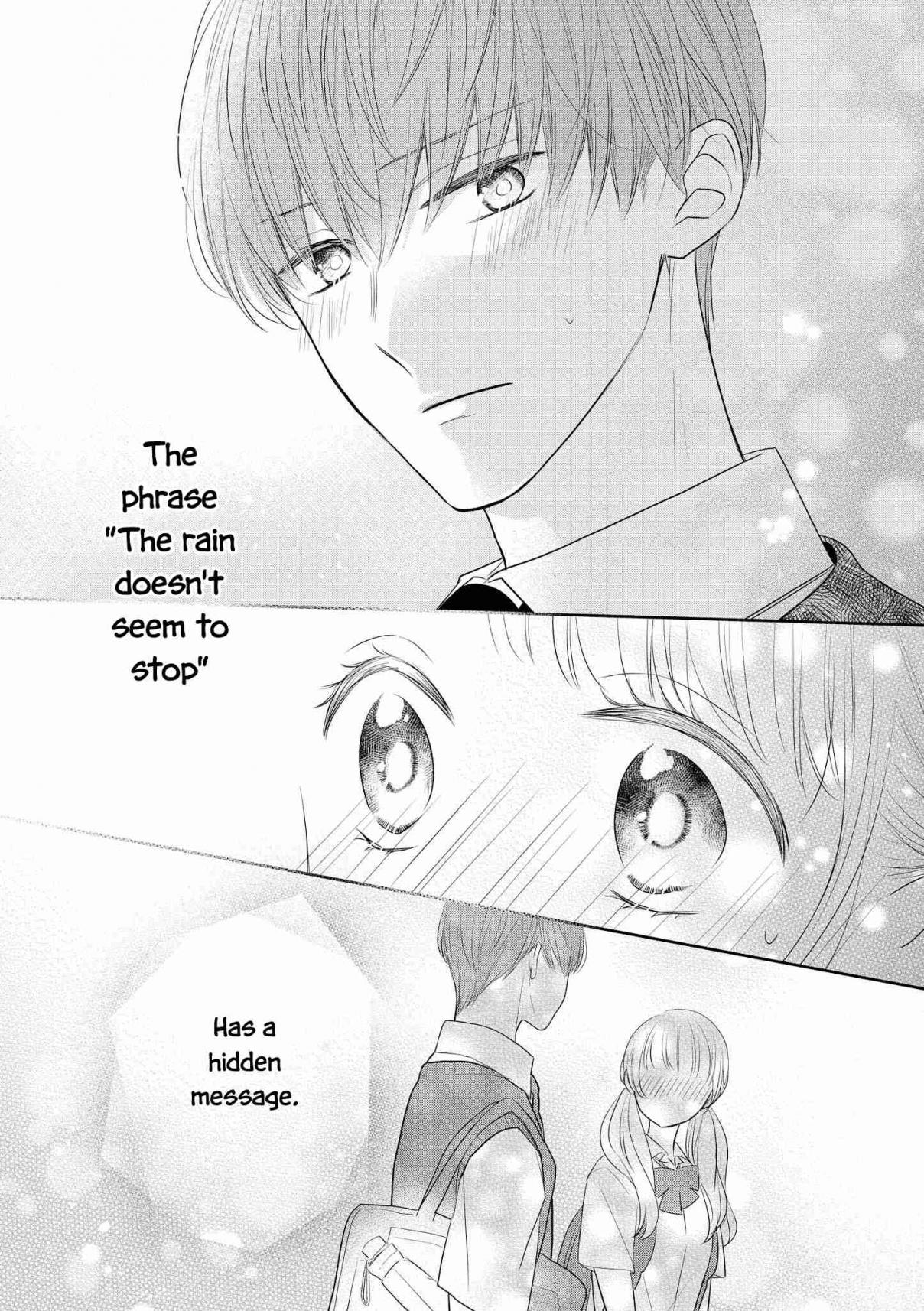 “It’s too precious and hard to read !!” 4P Short Stories Vol. 1 Ch. 21 The Rain Doesn't Seem to Stop [by Natsu Samako]